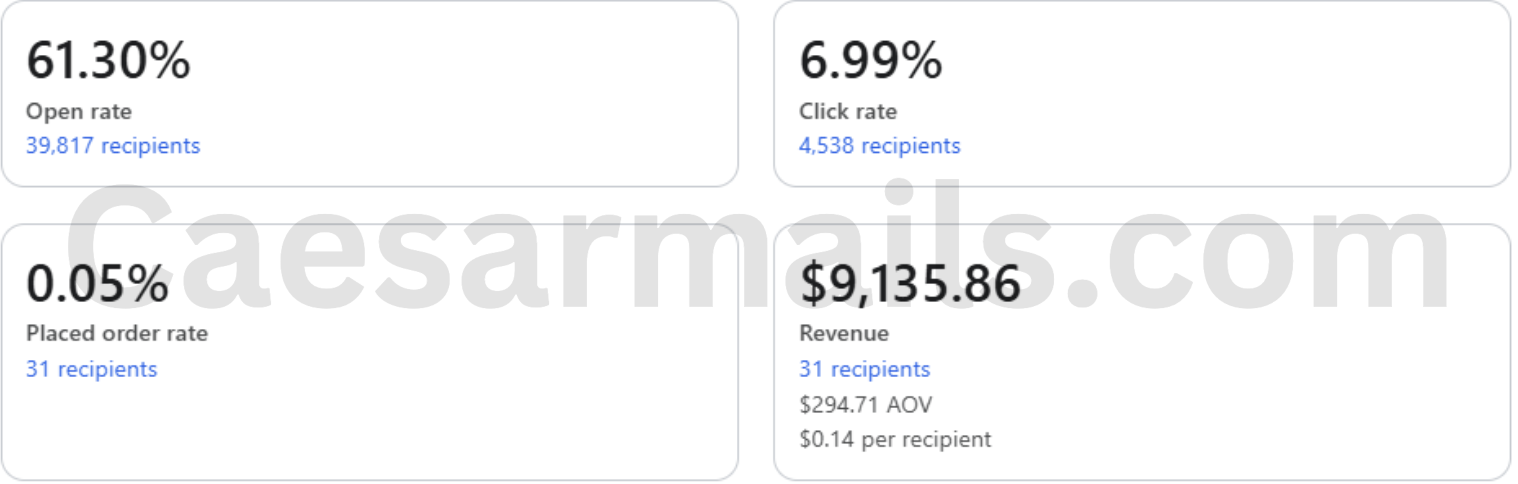 Client result screenshot